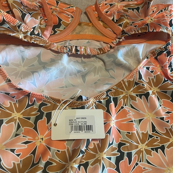 Wild Lovers Amy Floral Silk Mini Dress XS NWT - Picture 5 of 8
